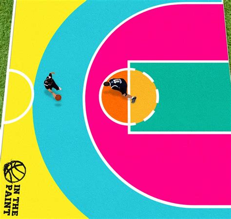 A Basketball Court Becomes An Art Piece