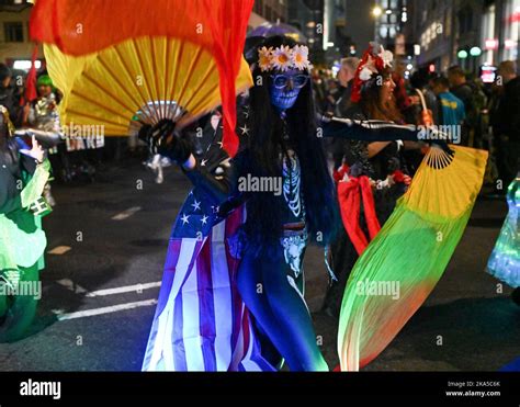 People Dressed In Costume Participate In New York Citys 49th Annual