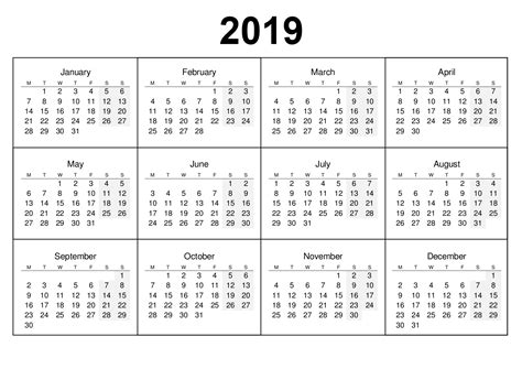 2018 Full Year Calendars Free Craft Downloads