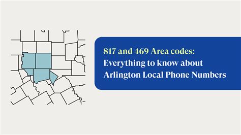 817 And 469 Area Code Arlington Local Phone Numbers Justcall Blog