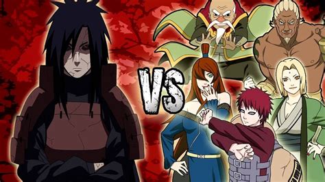 The 5 Kage Vs Madara Uchiha Part 1 Naruto Amv Youtube