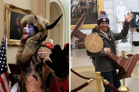 The Shirtless Horned Man Who Was Photographed Storming The Capitol Has