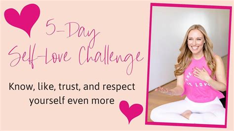 5 Day Self Love Challenge