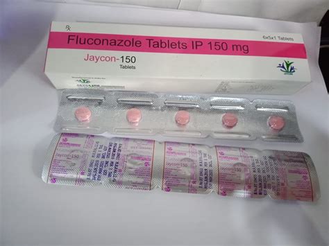 Jaycon 150mg Fluconazole 150 Mg 56 Blister Rs 3741 Box Jaycure