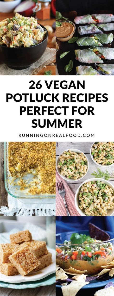 26 Vegan Potluck Recipes Perfect For Summer Foods Vegan Picnic
