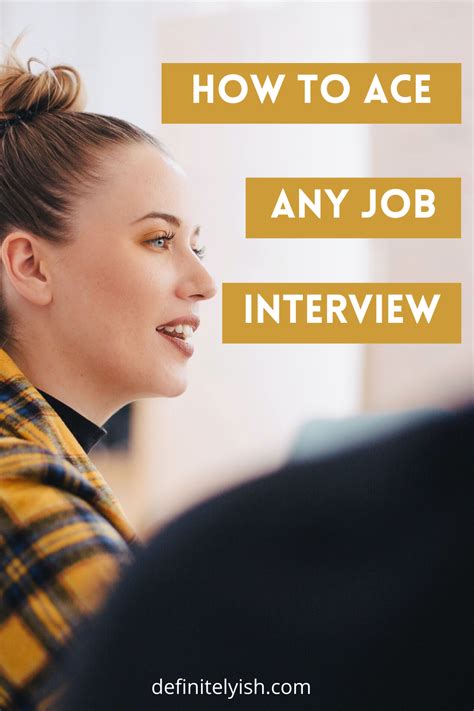 How To Ace Any Job Interview Job Interview Interview How To