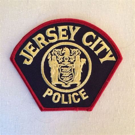 Us State Of New Jersey Jersey City Police Department Patch Police