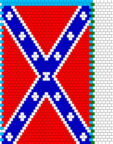 Rebel Flag Quilt Pattern