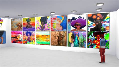 Black Art For Black History Month These Are Cc — Sims 4 Storyteller And Builder