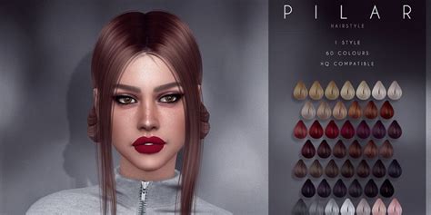 The Sims 4 Short And Medium Alpha Cc Hair Collection