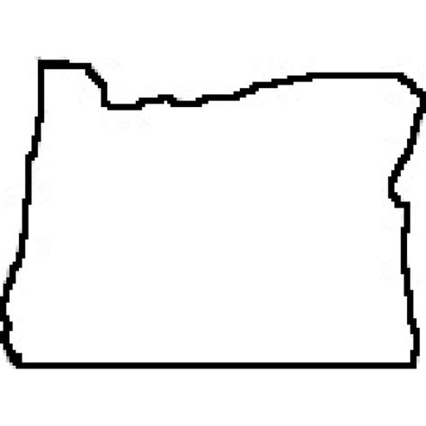 Digital Art And Collectibles Oregon Eps Png Outline Map Oregon States
