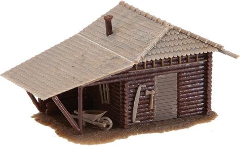 Buildings Tunnels And Bridges Faller 130299 Log Cabin Ho Scale Building