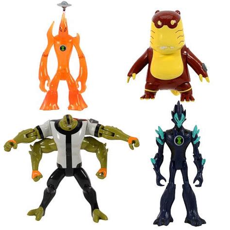 Buy Ben 10 Exclusive 4 Inch Action Figure Haywire 4pack Upchuck Four