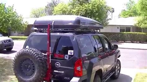 More than 55 rack accessories & mounts secure bikes, surfboards, wakeboards, sups, skis, fishing poles, snowboards, canoes/kayaks, kite boards and more. Maggiolina AirTop Tent on Xoskel Roof Rack, Nissan Xterra ...