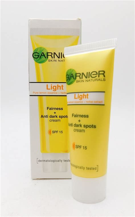 Garnier Skin Naturals Light Fairness Anti Dark Spots Cream Spf 15 20 Ml