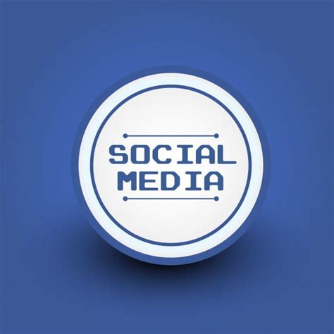 Social Media Badge Eps Vector Uidownload
