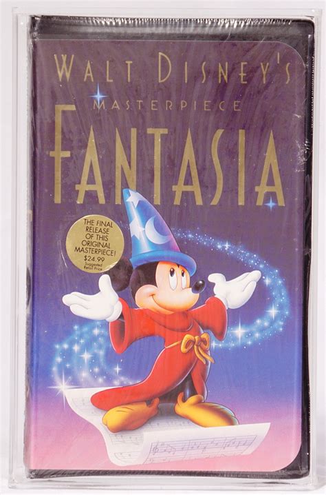 Walt Disneys Masterpiece Fantasia Vhs Tape Original Seal Final Release