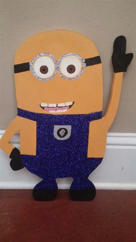 Minion Wall Hanging Decor Cheerleader By Bayoucajuncrafters