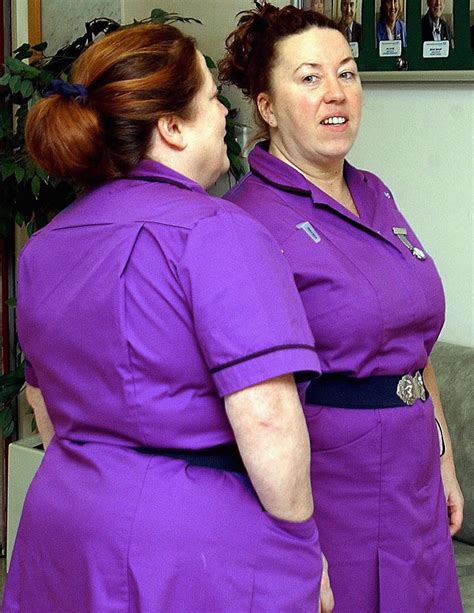 Two Nhs Nurses In Uniform