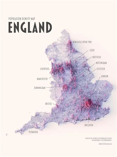 United Kingdom Population Density Map