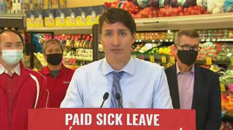 Trudeau Pledges 10 Paid Sick Leave Days For Federal Workers — If