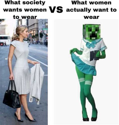 what society what women wants women vs actually want to to wear wear