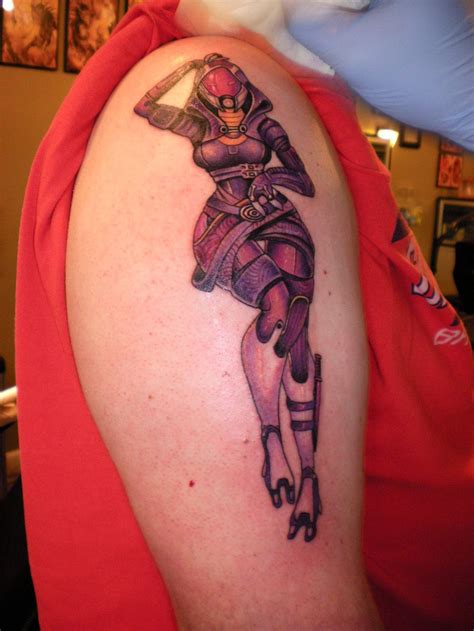 Tali Tattoo By Mingadolin On Deviantart Mass Effect Tattoo Tattoos