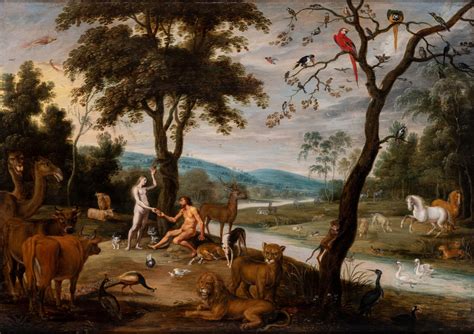 Adam And Eve In The Garden Of Eden Old Masters Day Auction 2022
