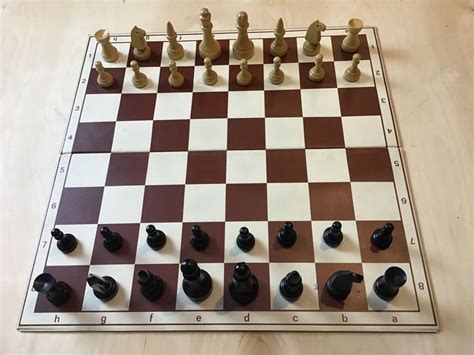 Typical Set From A German Chess Club In The 1980s
