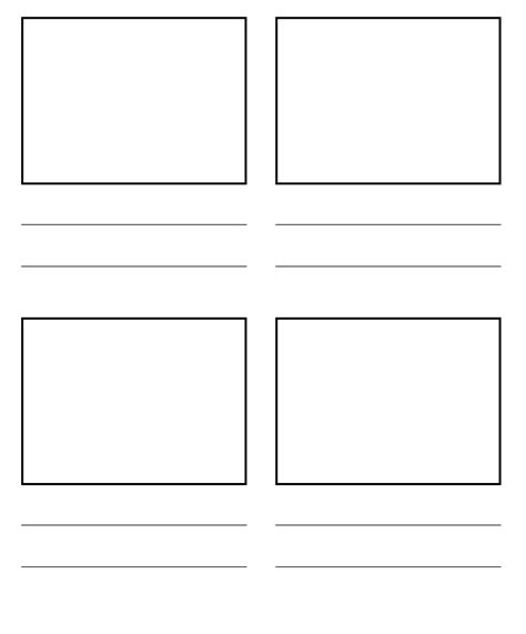 Storyboard 2x2 Template For Penultimate