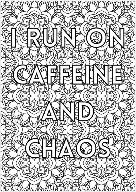 25 Page Rude Quotes Mandala Colouring Book Adult Colouring | Etsy UK