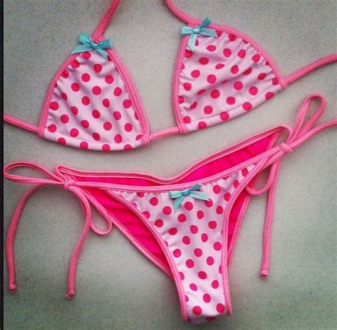 Pink Polka Dot Bikini