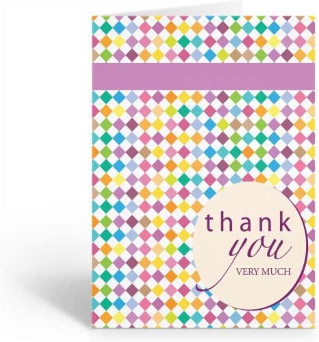 Stonehouse Collection Thank You Very Much Note Card 10 Boxed Cards