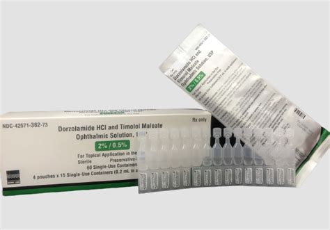 Dorzolamide Hcl And Timolol Maleate Ophthalmic Solution Usp