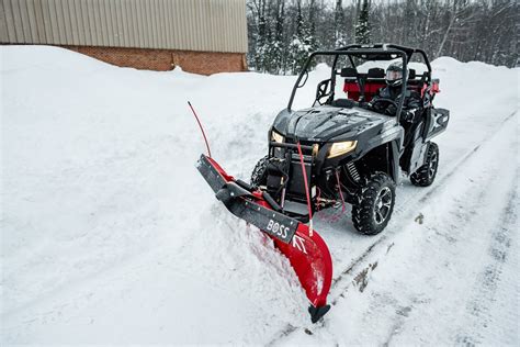 How To Solve Your Sidewalk Snow Removal Problems With An Atvutv Snowplow