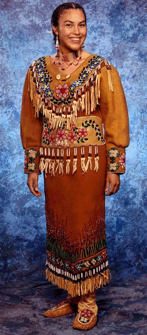 Athabaskan Beading Native American Dress Native American Clothing Native American Regalia