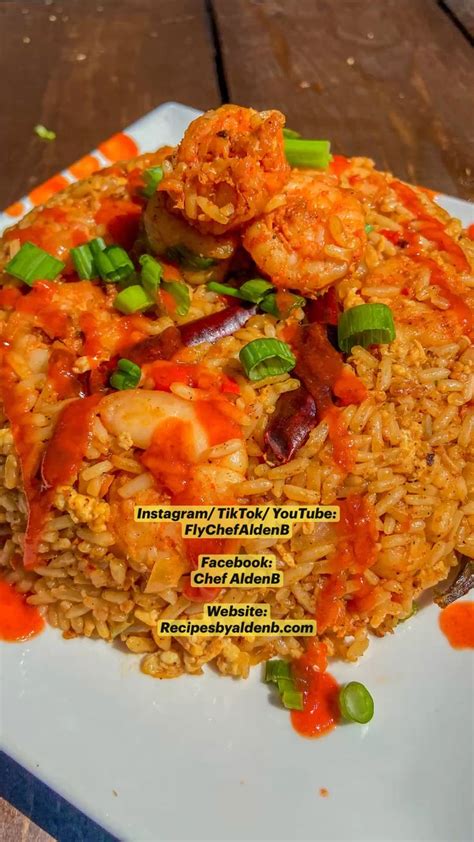 Cajun Shrimp Fried Rice In 2022 Chinese Cooking Recipes Shrimp