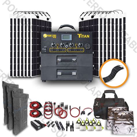 Titan Solar Generator 1500w Solar Kit Practical Preppers