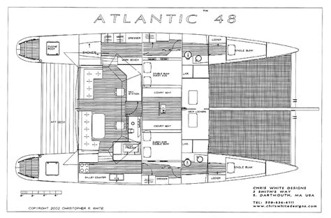Chris White Designs Atlantic 48 Catamaran