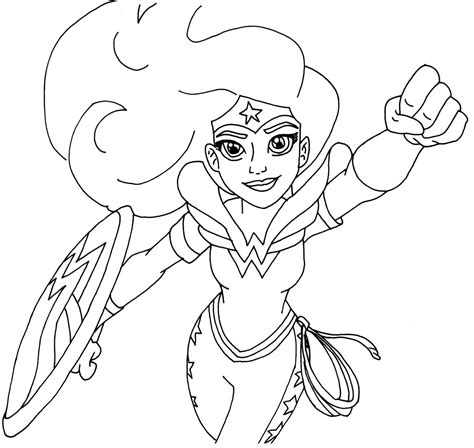Maybe you would like to learn more about one of these? Free Printable Super Hero High Coloring Pages: Wonder ...