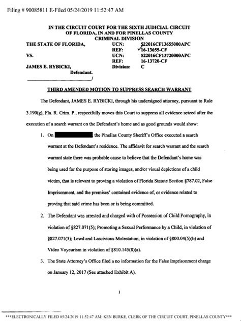Motion To Suppress Pdf Probable Cause Search Warrant