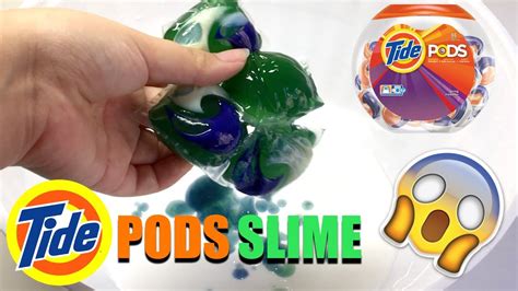 Making Slime With Tide Pods Will It Slime Youtube