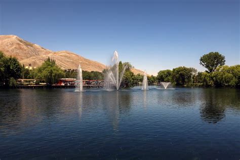 Panoramic View of PÄnarbaÅŸÄ Park in Elbistan District Stock Photo