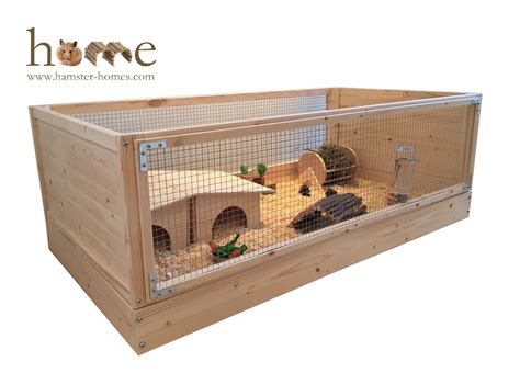 Extra Large Indoor Guinea Pig Cage With Perspex Front Lift Off Base