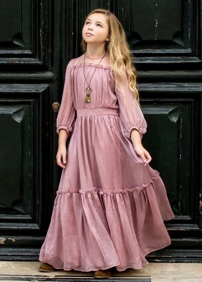 Daphne Maxi Dress In Primrose In 2020 Girls Maxi Dresses Dresses