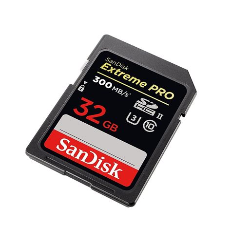 Sandisk Extreme Pro Sd Uhs Ii Card 300 Mbps 32gb 64 Gb 128gb For