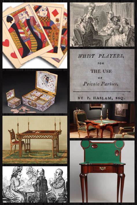 Whist An English Card Game Was Extremely Popular Throughout The 18th