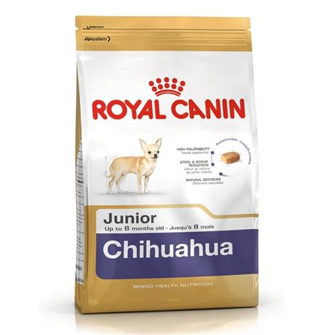 17 pound (pack of 1) 3.5 pound (pack of 1) 1 option from $49.95. Royal Canin Chihuahua Junior Dog food 1.5kg | Feedem