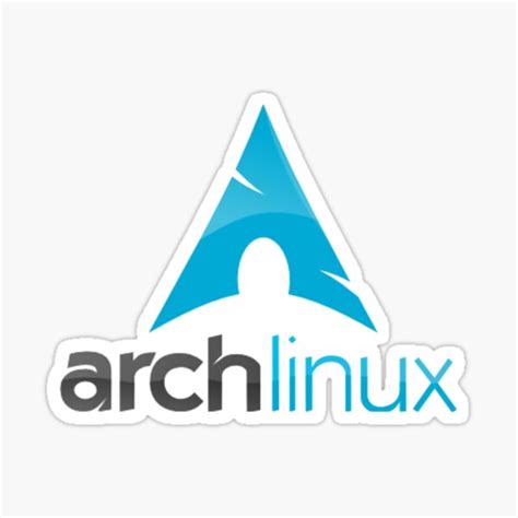 Arch Linux Stickers Redbubble