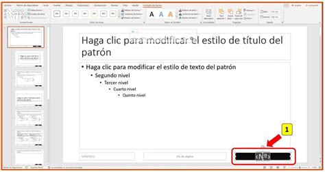 💻 Numeración En Diapositivas De Powerpoint Numerar Diapositivas